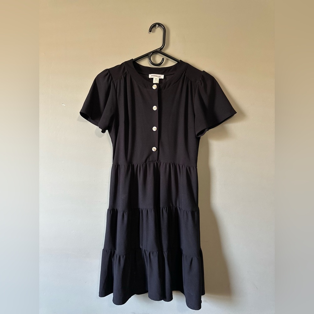 Monteau Black Dress Size S